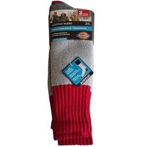 Dickies Size 6-12 Performance Thermal Heavy Weight Socks (2 Pairs)